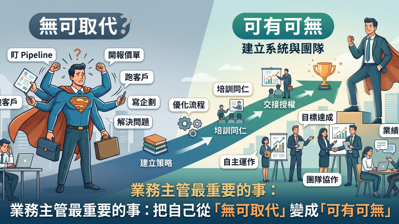 業務主管可有可無