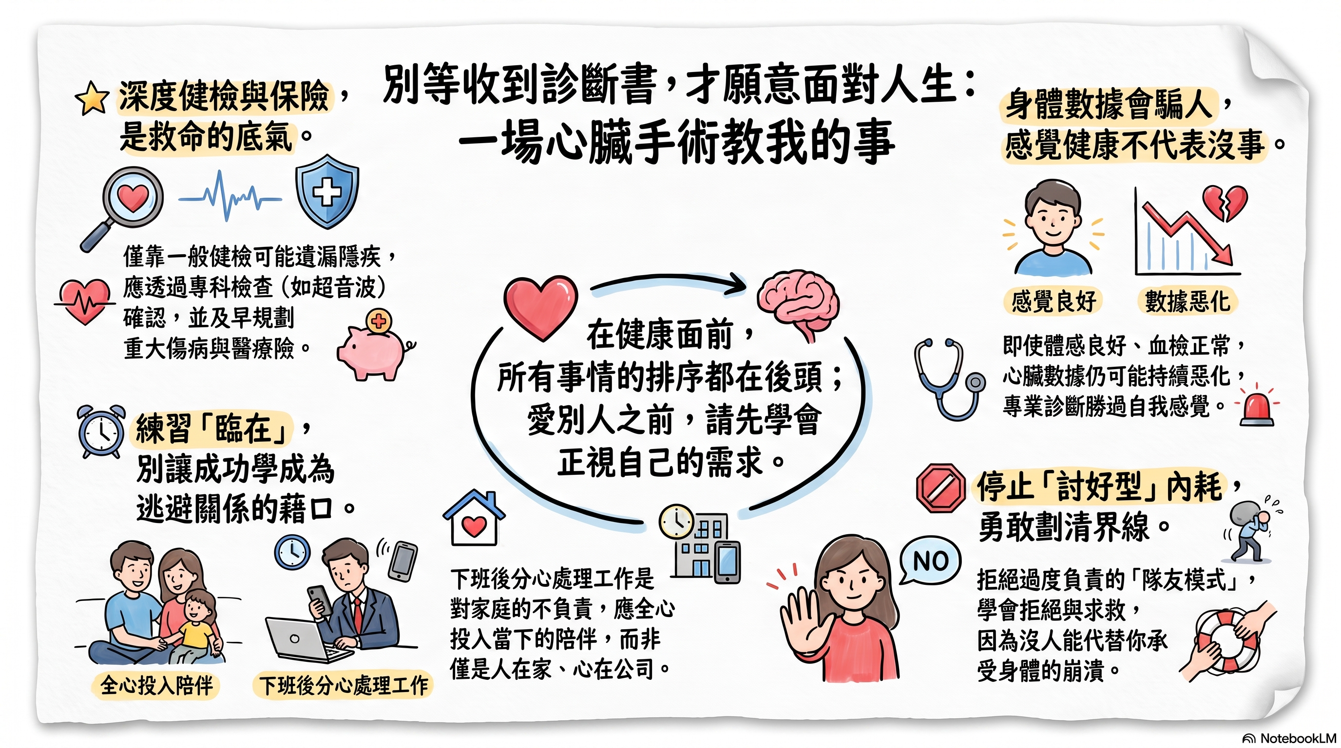 別等收到診斷書,才開始正視自己的人生